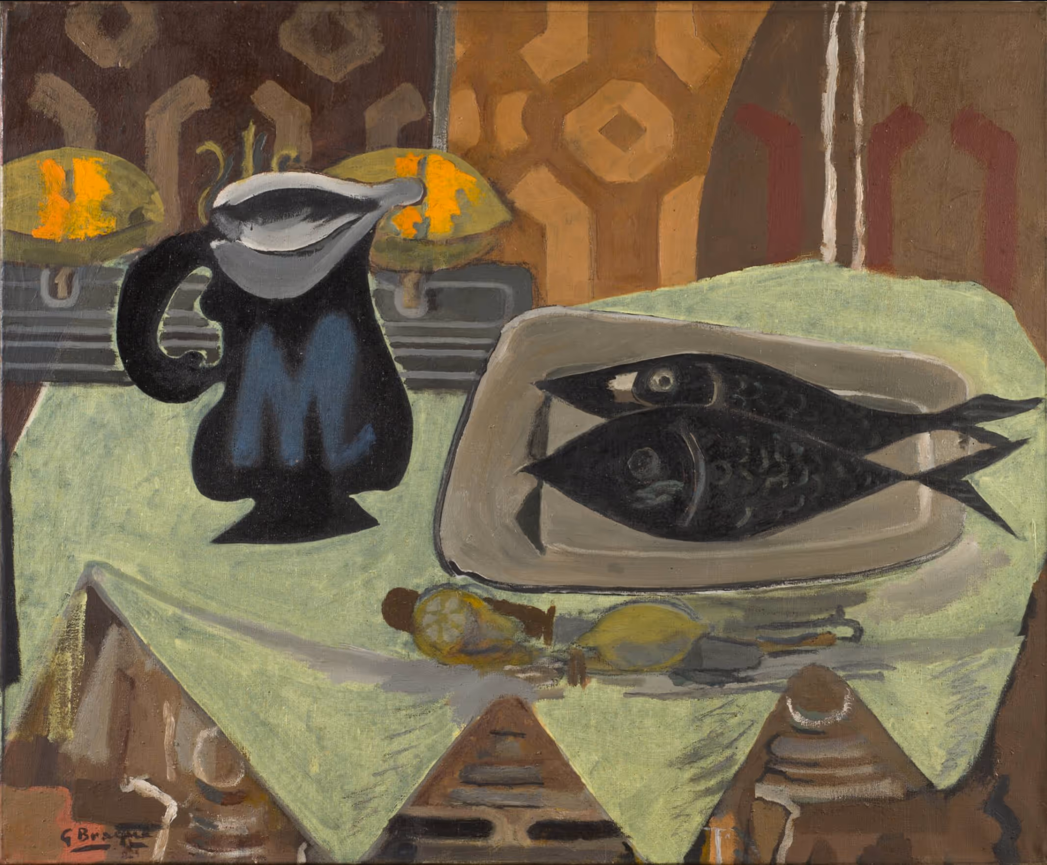 GEORGES BRAQUE, 1941. OIL ON CANVAS.