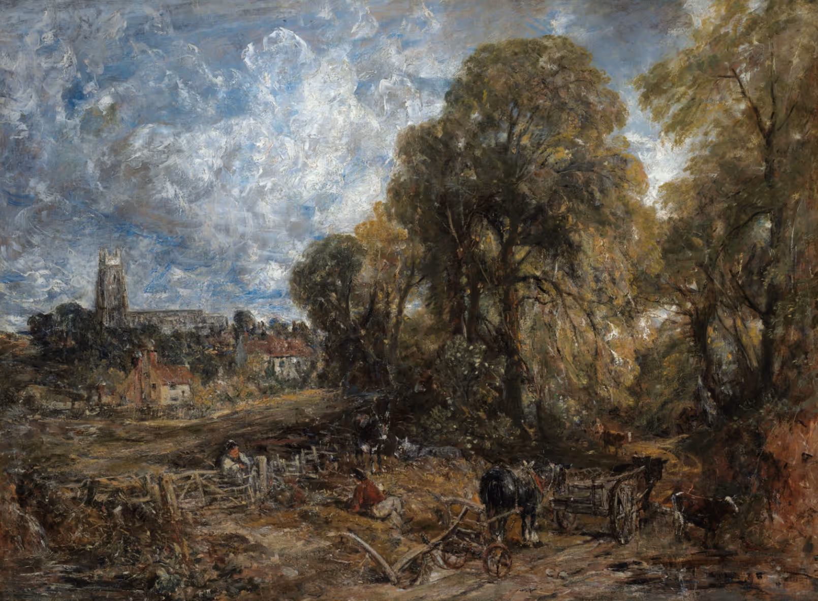 JOHN CONSTABLE, 1836. OIL ON CANVAS.
