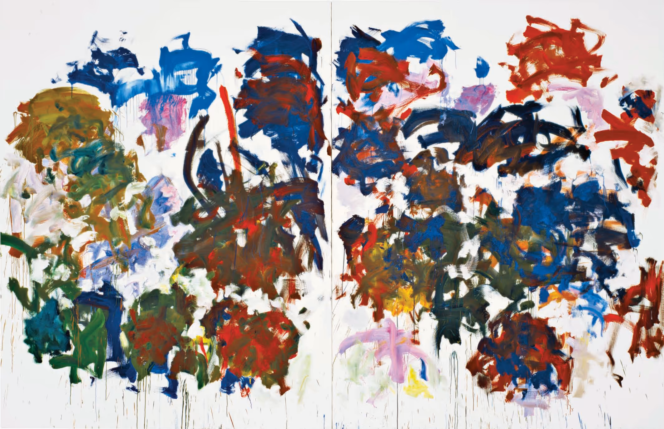JOAN MITCHELL, 1991. OIL ON CANVAS