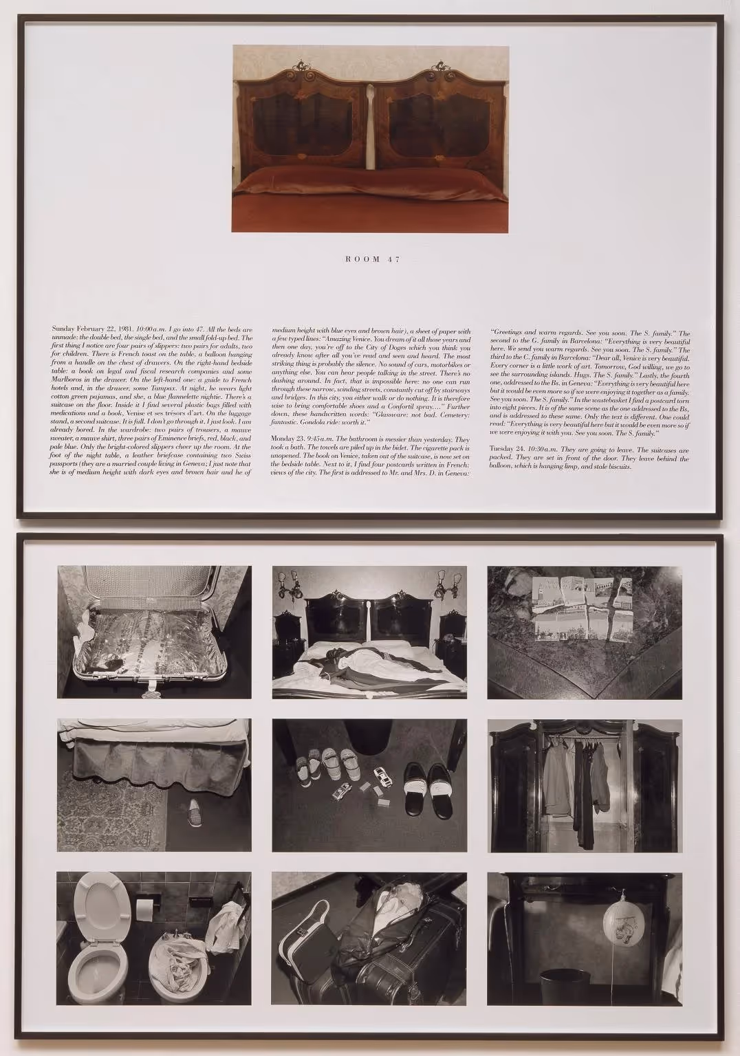 SOPHIE CALLE, 1981