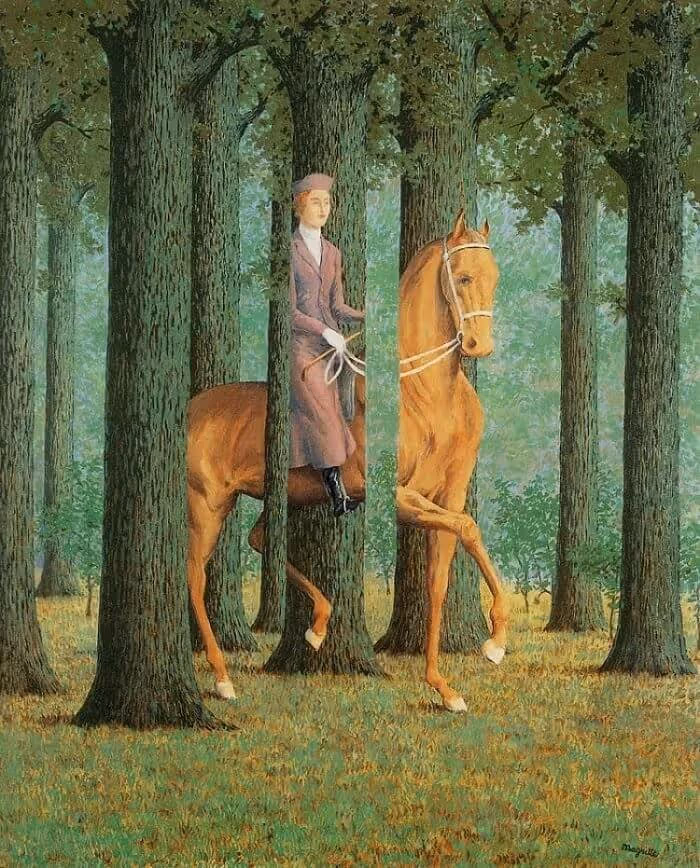 RENÉ MAGRITTE, 1965. OIL ON CANVAS.