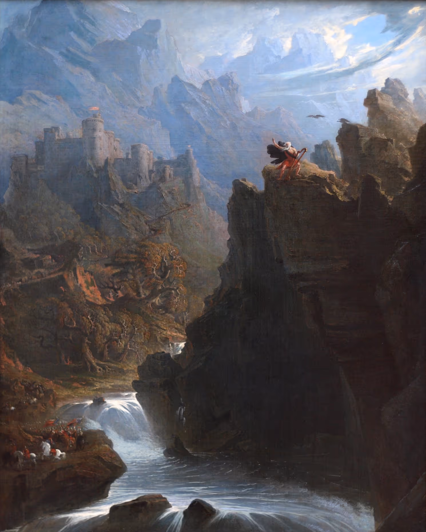 JOHN MARTIN, c.1817. OIL ON CANVAS.