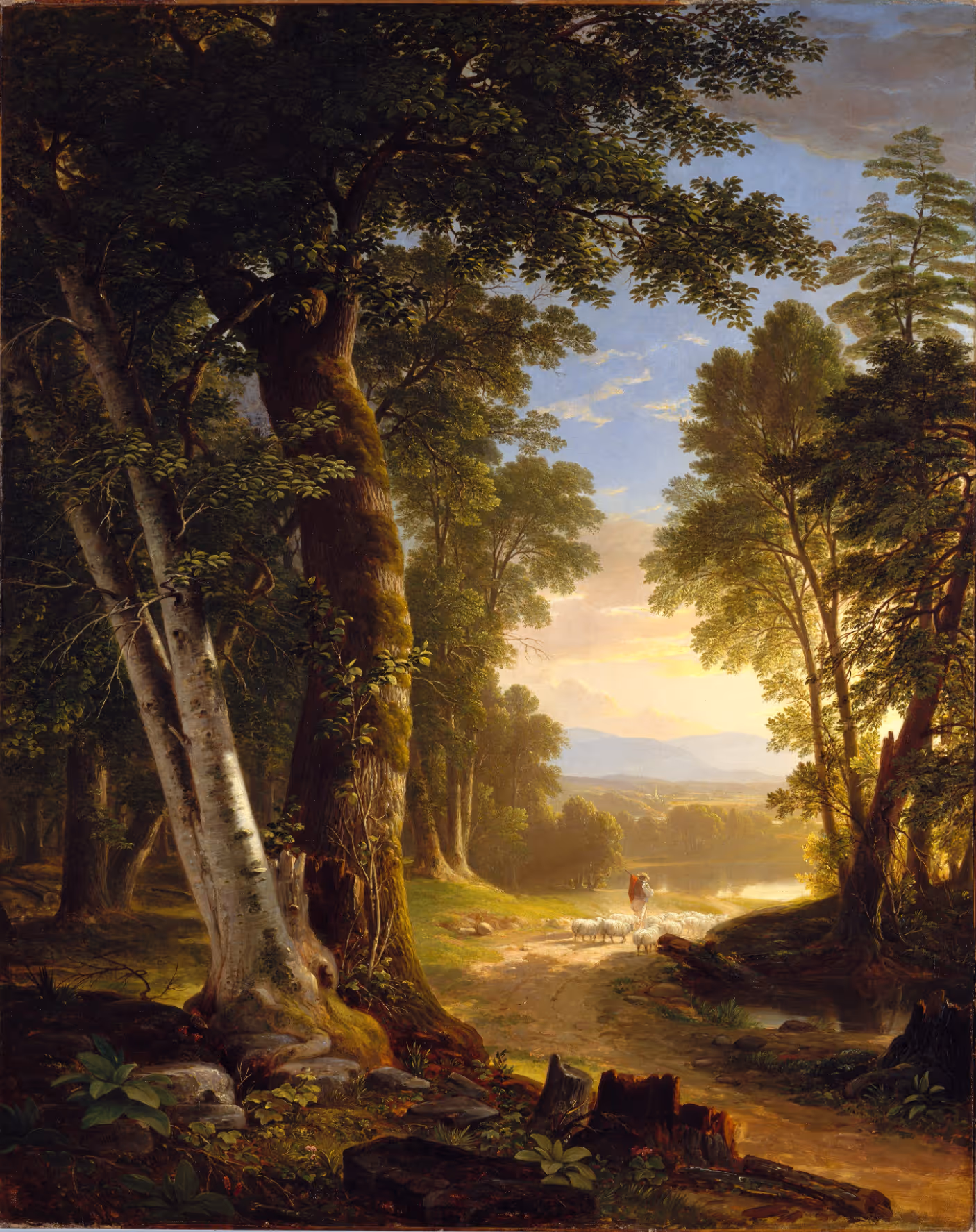 ASHER BROWN DURAND, 1845. OIL ON CANVAS.