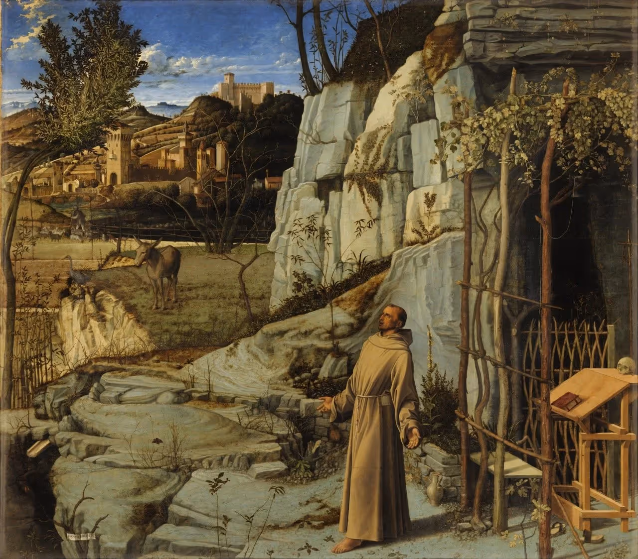GIOVANNI BELLINI, c.1480. OIL ON PANEL.