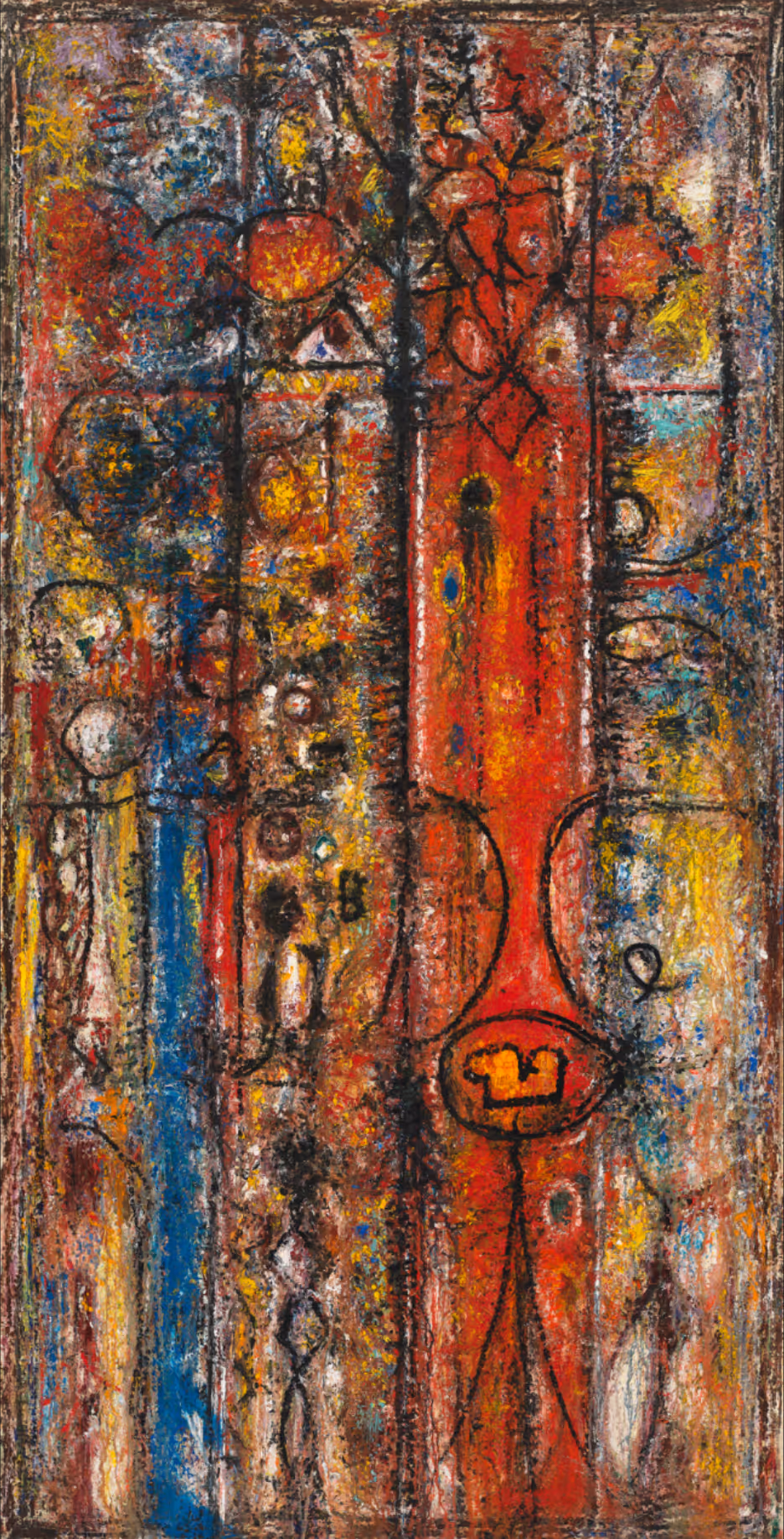 RICHARD POUSETTE-DART, 1951. OIL ON CANVAS.