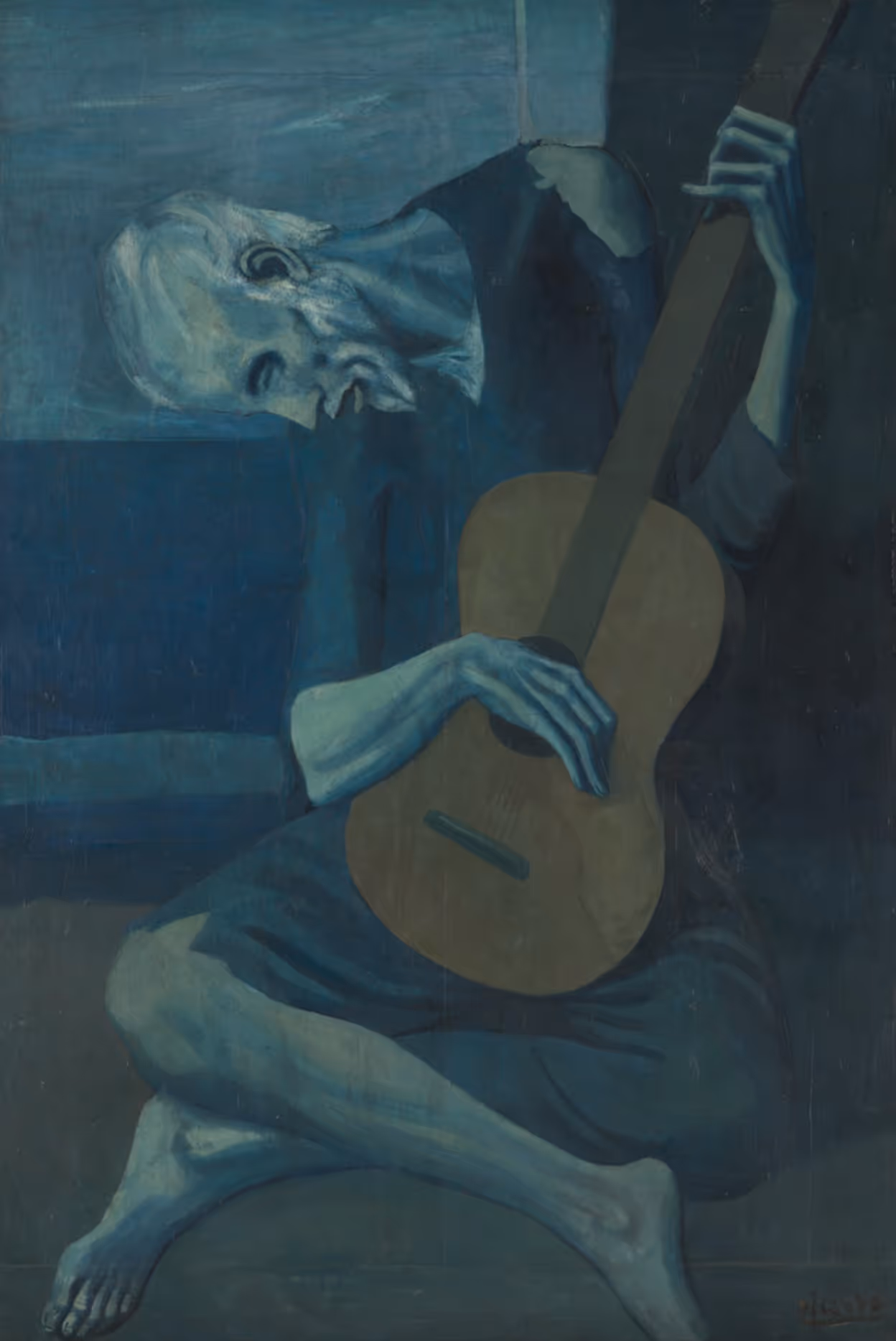 PABLO PICASSO, 1903. OIL ON PANEL.