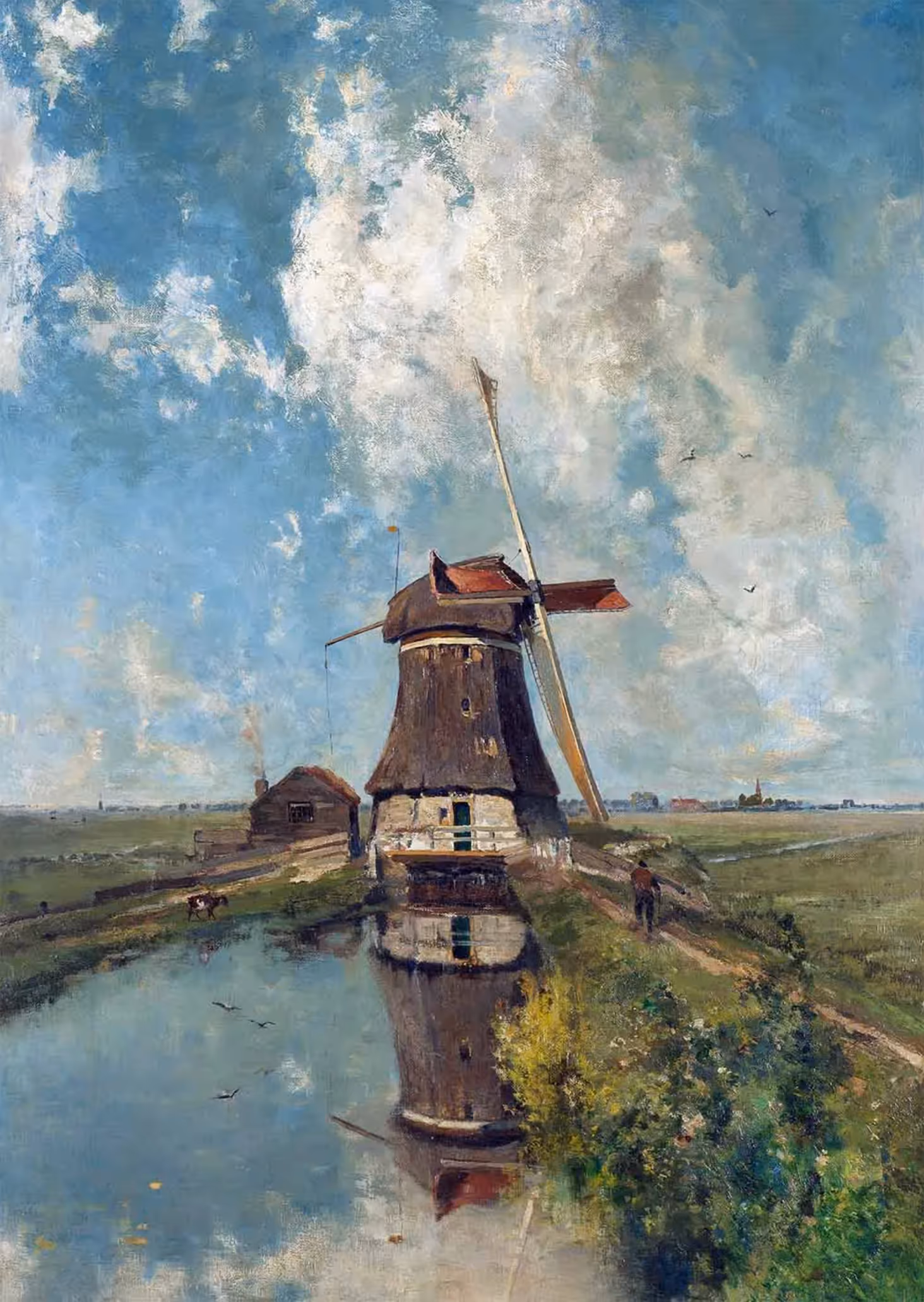 PAUL JOSEPH CONSTANTIN GABRIËL, 1889. OIL ON CANVAS.