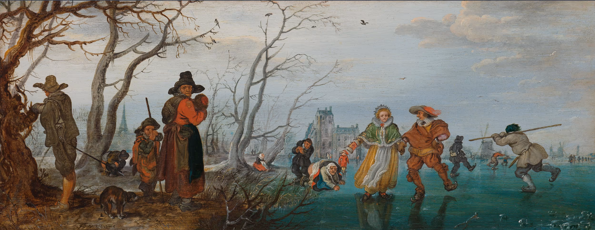 ADRIAEN PIETERSZ VAN DE VENNE, 1625. OIL ON PANEL.