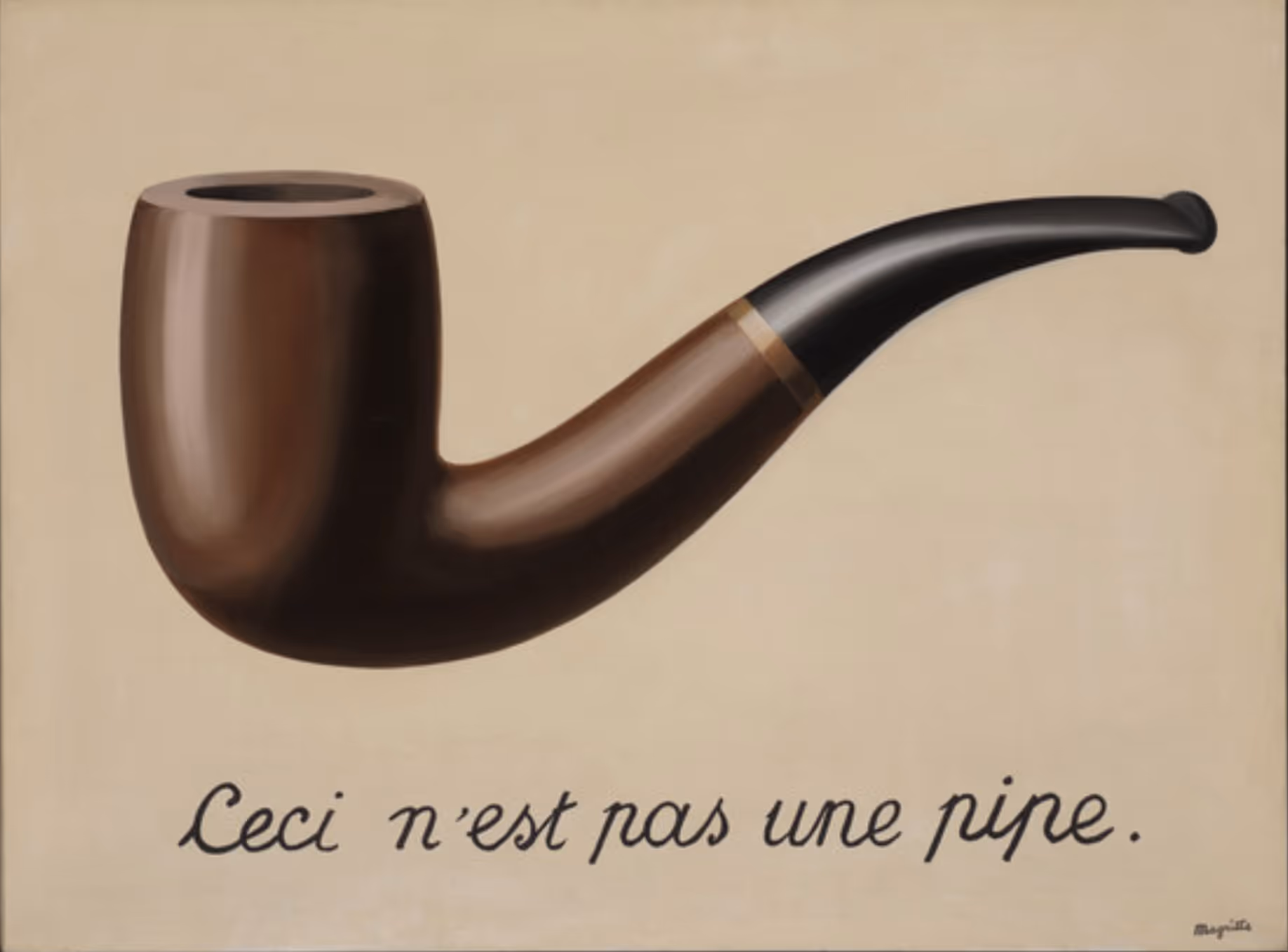 RENÉ MAGRITTE, 1929. OIL ON CANVAS.