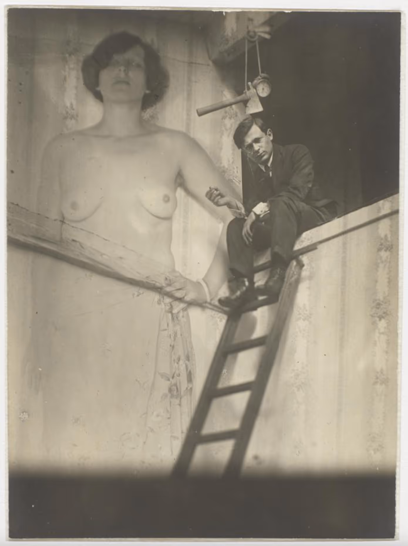 MAN RAY, 1921. PHOTOGRAPH ON SILVER GELATIN PAPER.