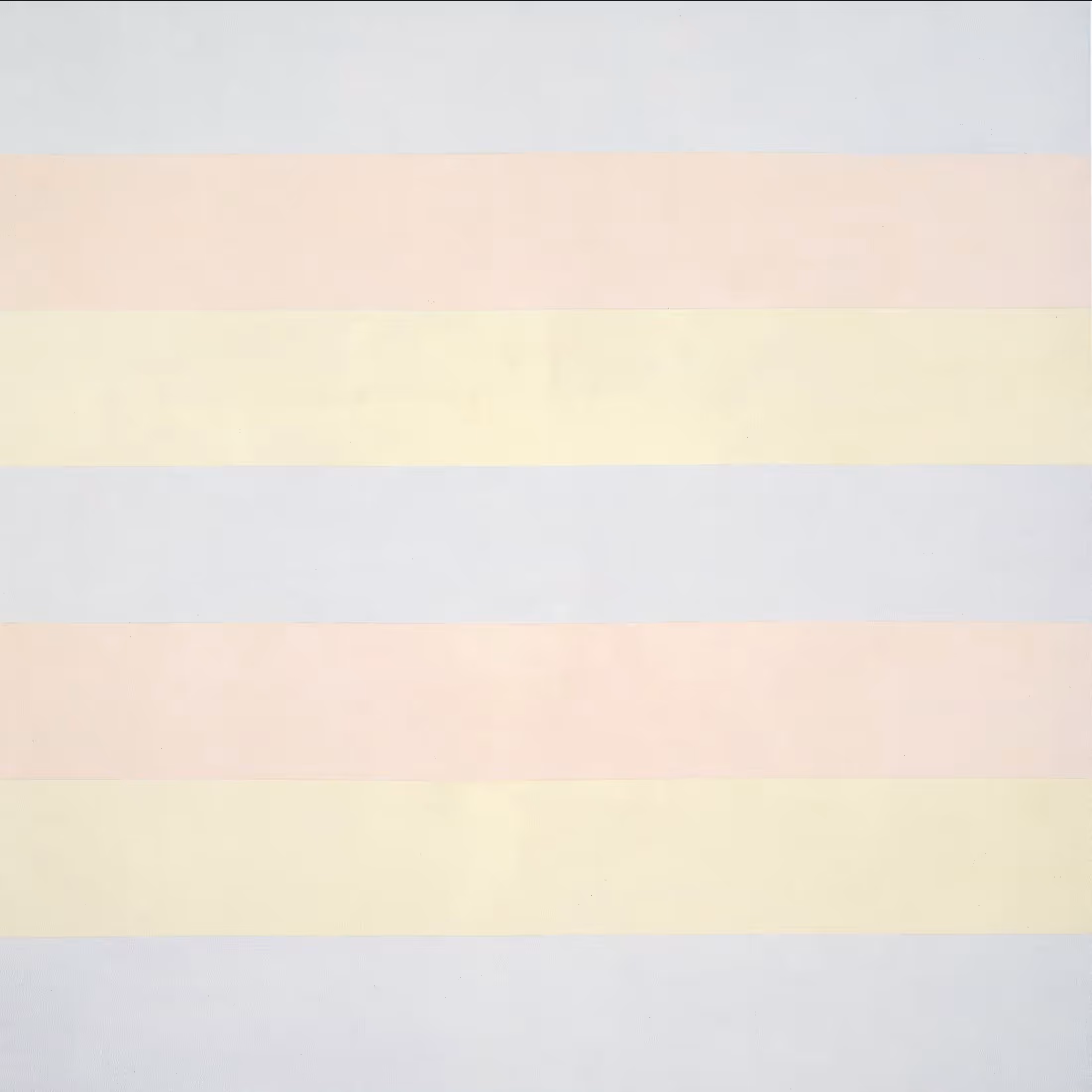 AGNES MARTIN, 1998. ACRYLIC PAINT AND GRAPHITE ON CANVAS