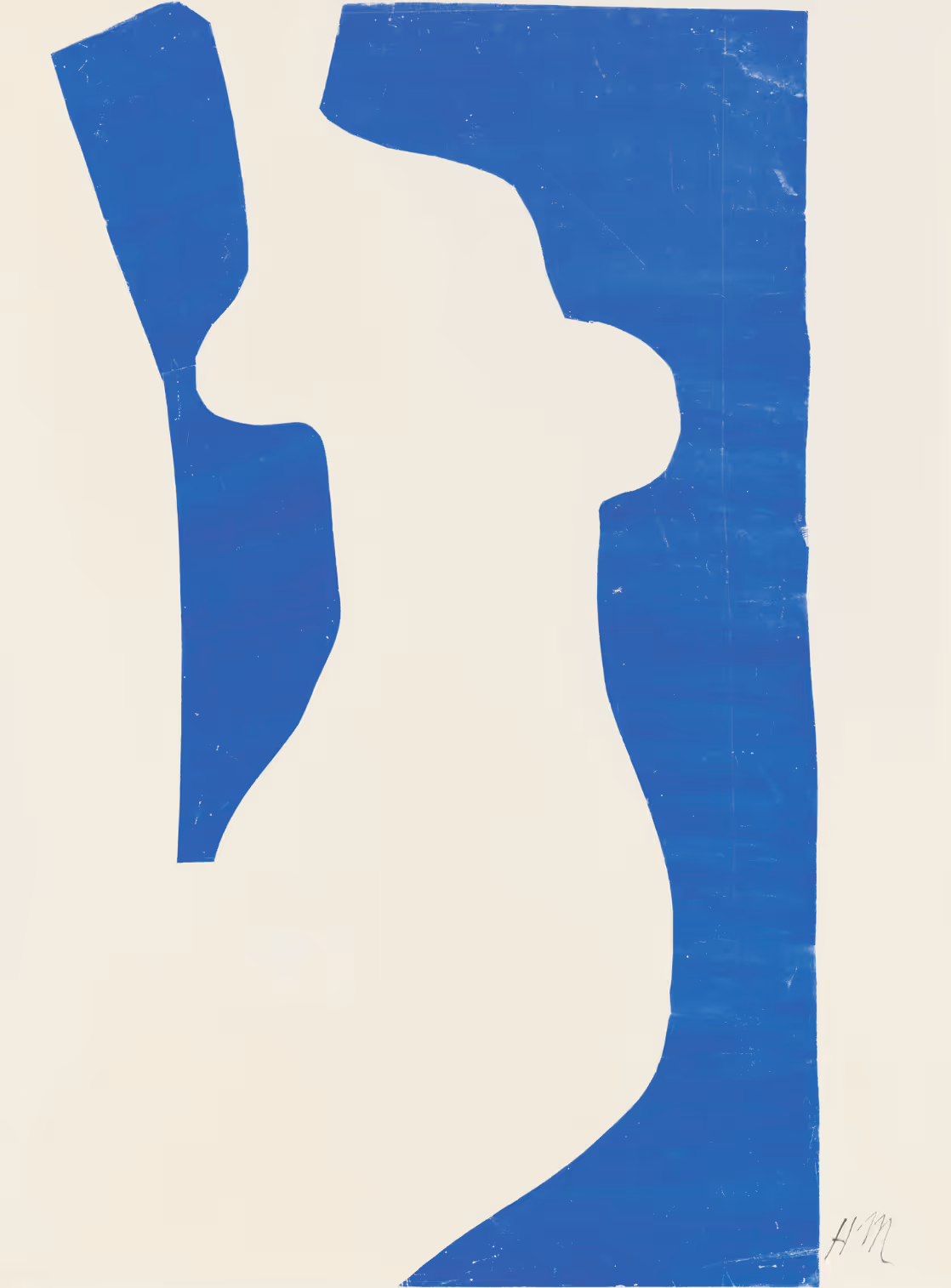 HENRI MATISSE, 1952. GOUACHE ON PAPER.