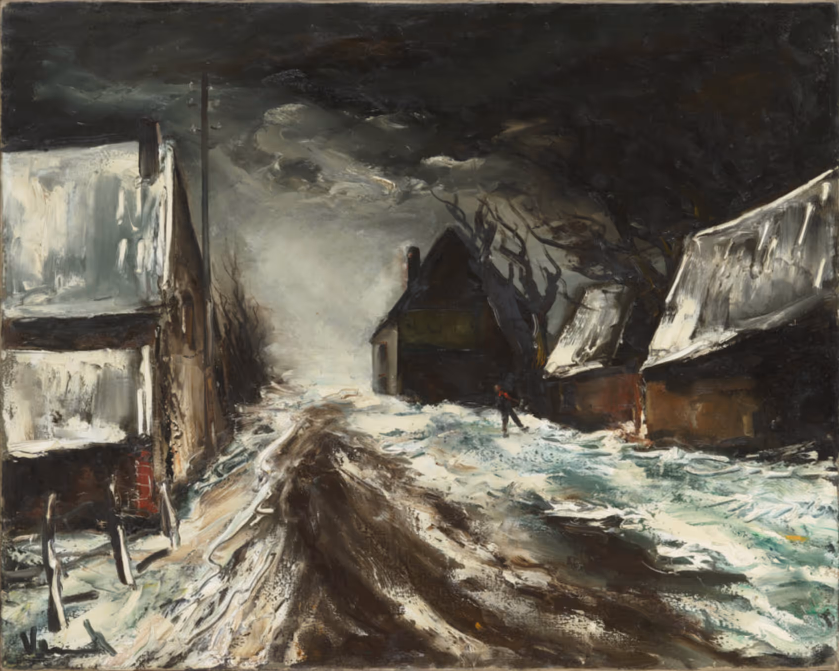 MAURICE DE VLAMINCK, 1950. OIL ON CANVAS.