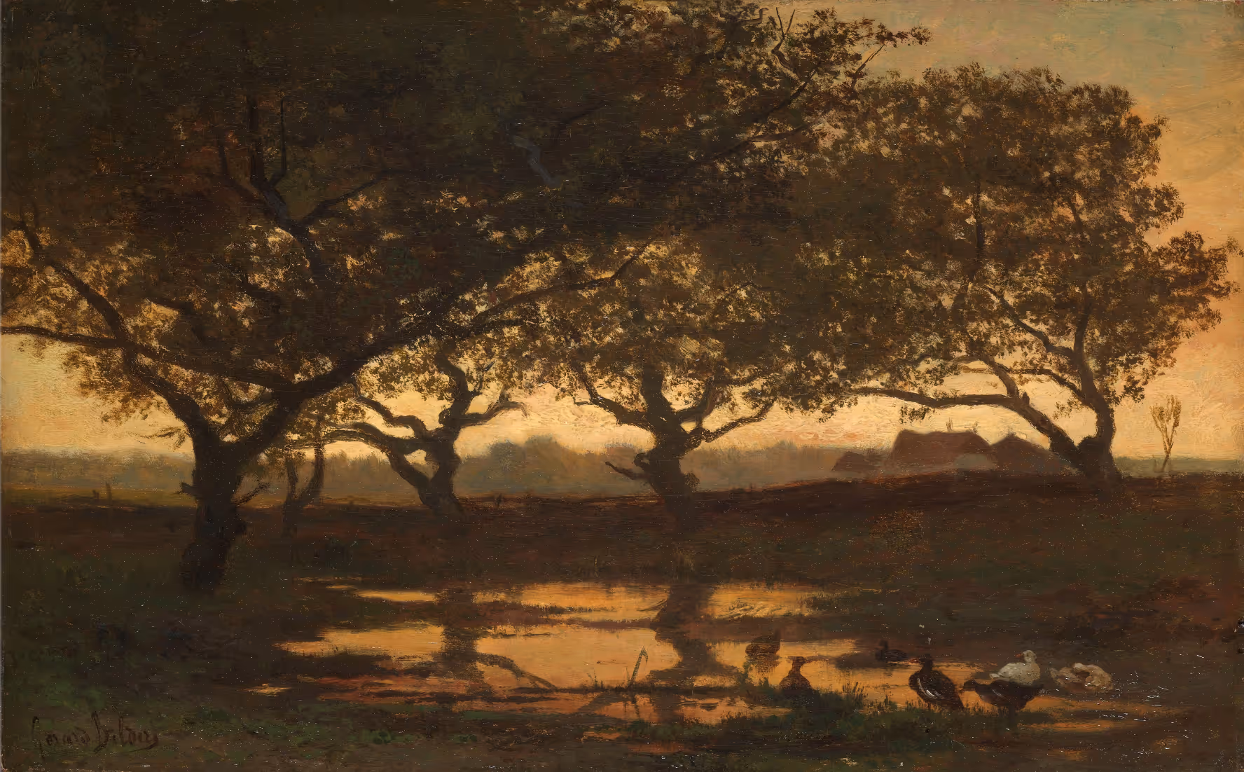 GERARD BILDERS, c.1862. OIL ON CANVAS.