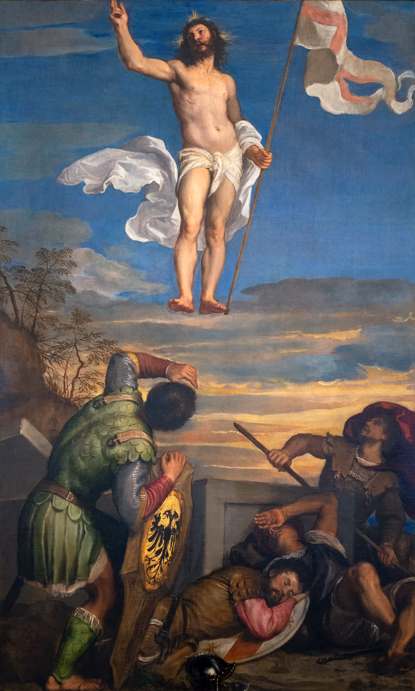 TITIAN, c.1544. OIL ON CANVAS.