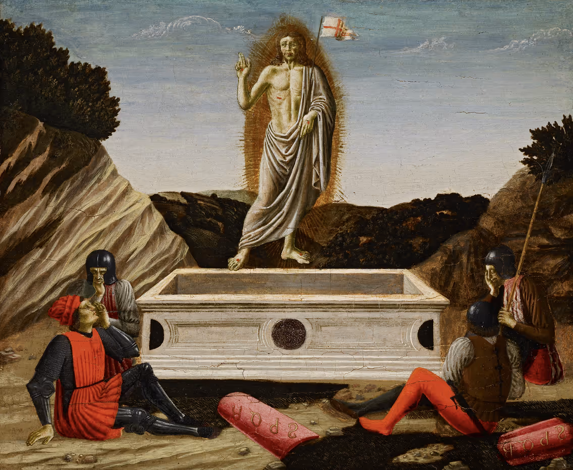 FRANCESCO BOTTICINI, c.1467. TEMPERA ON POPLAR.