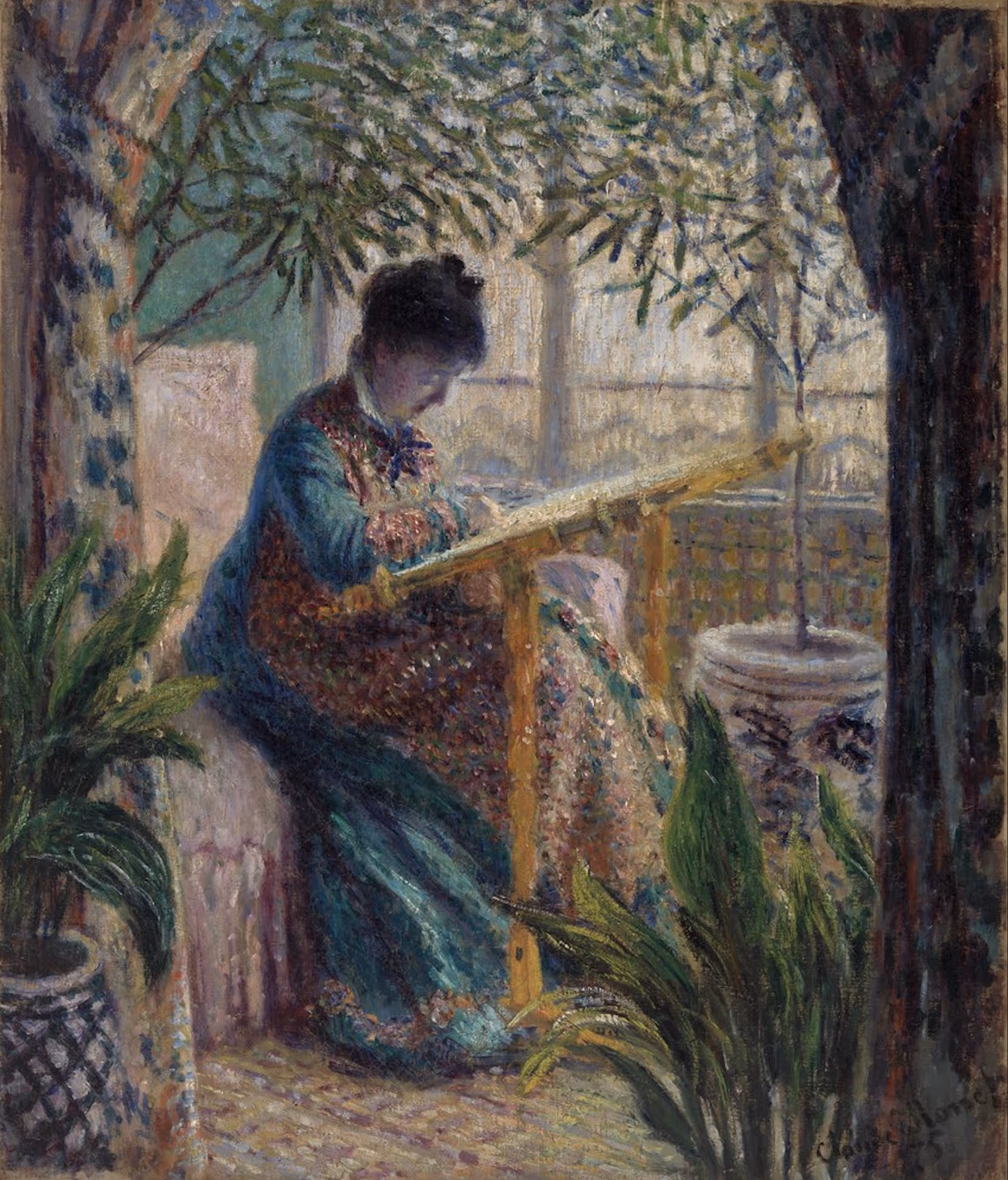 CLAUDE MONET, 1875. OIL ON CANVAS.