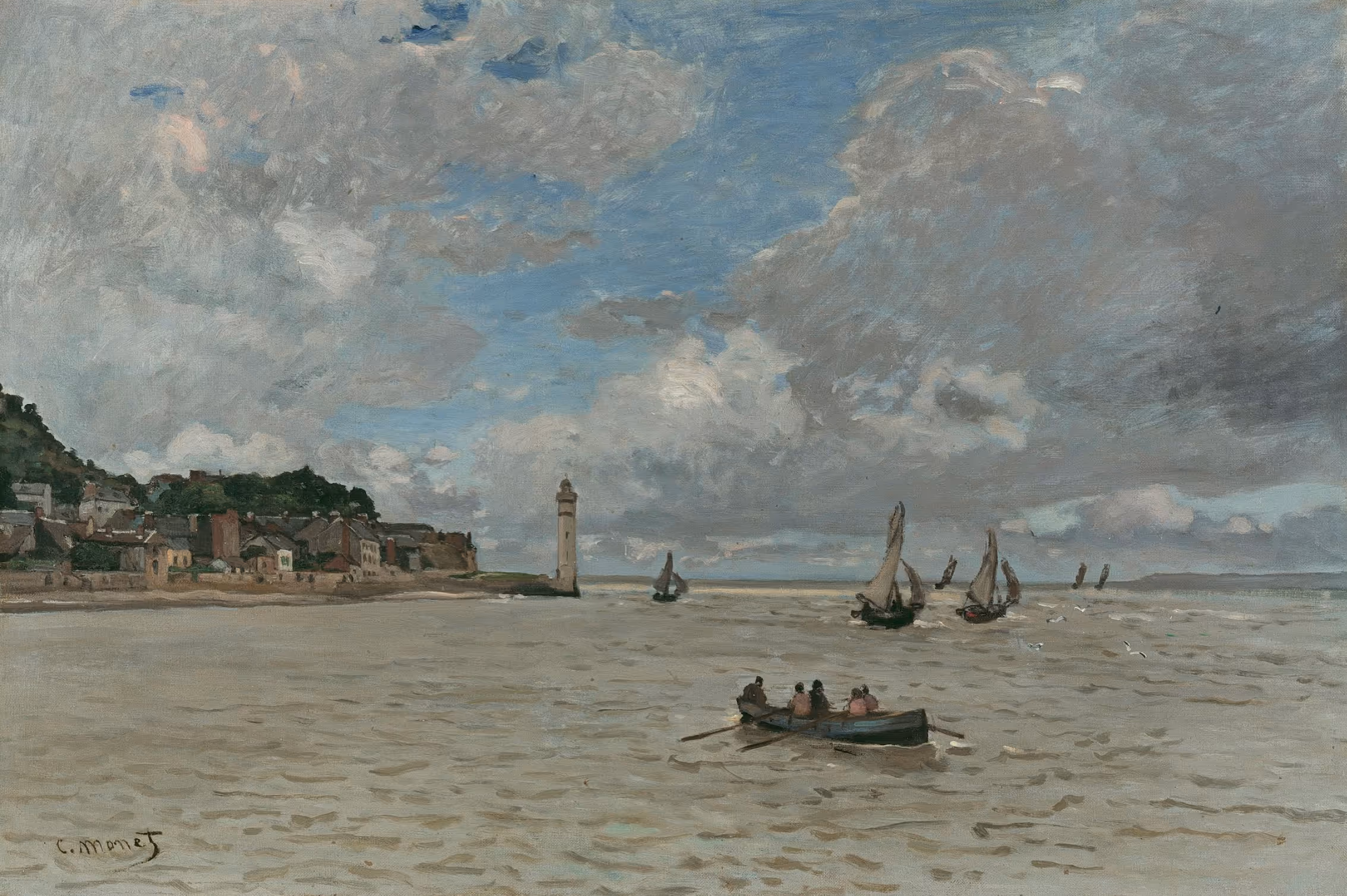 CLAUDE MONET, 1864. OIL ON CANVAS.