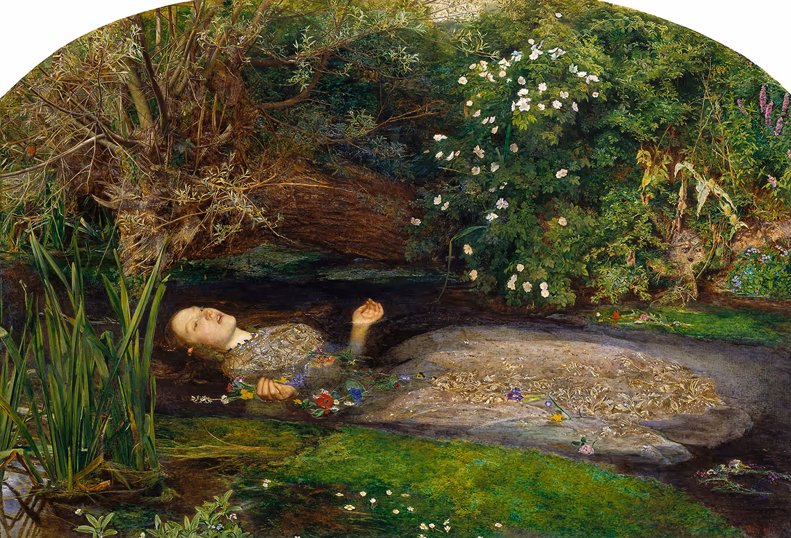 JOHN EVERETT MILLAIS, 1952. OIL ON CANVAS