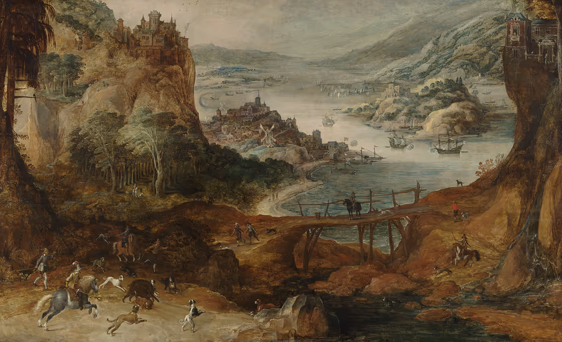 JOOS DE MOMPER, c.1600. OIL ON PANEL.