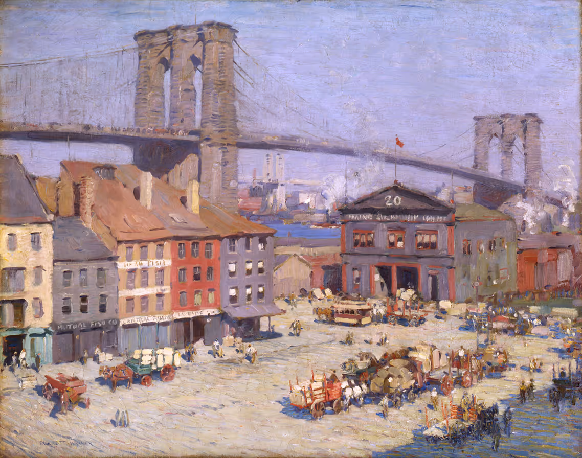 EVERETT LONGLEY WARNER, 1912. OIL ON CANVAS.