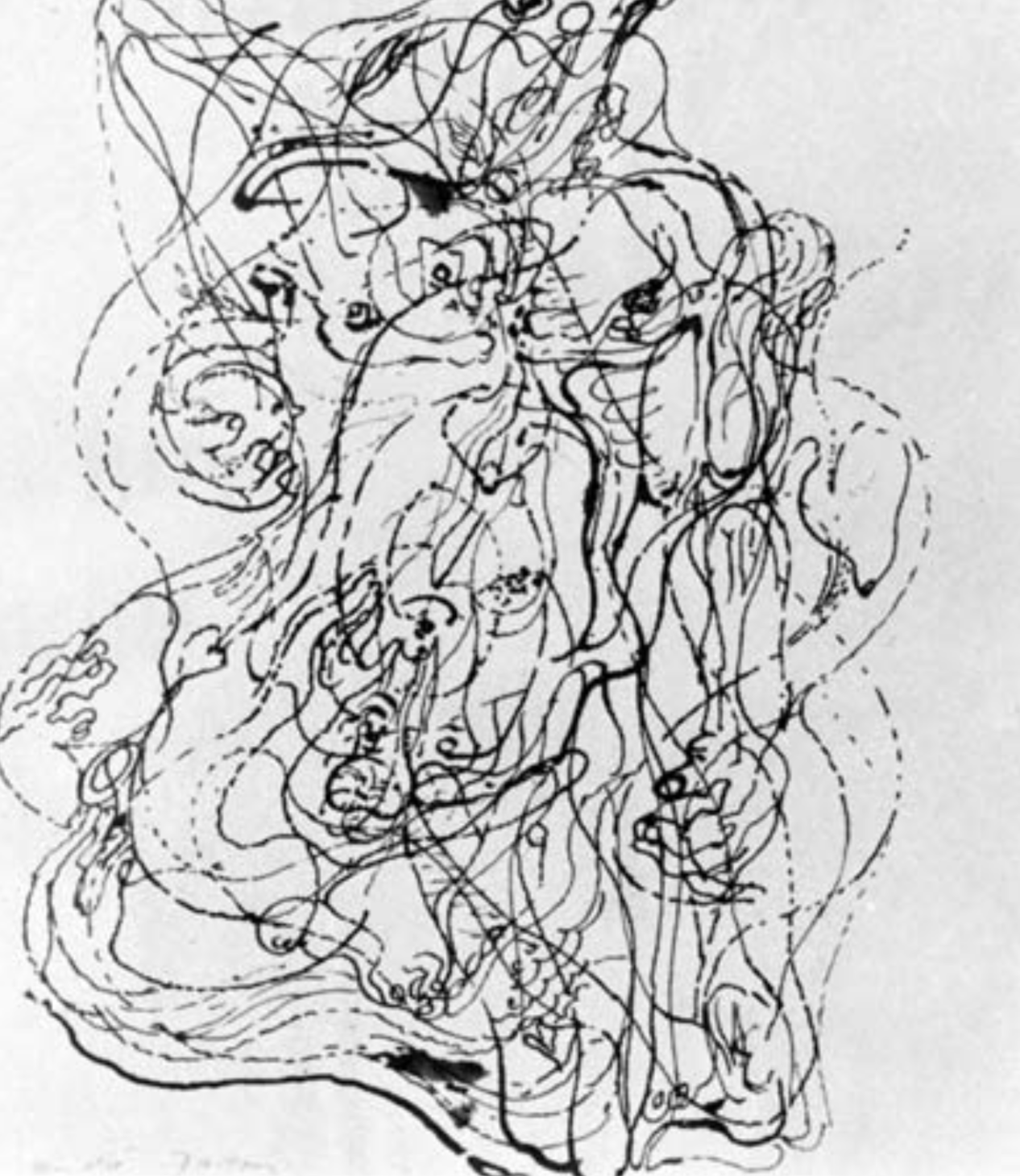 André Masson. Automatic Drawing. 1924. Ink on paper
