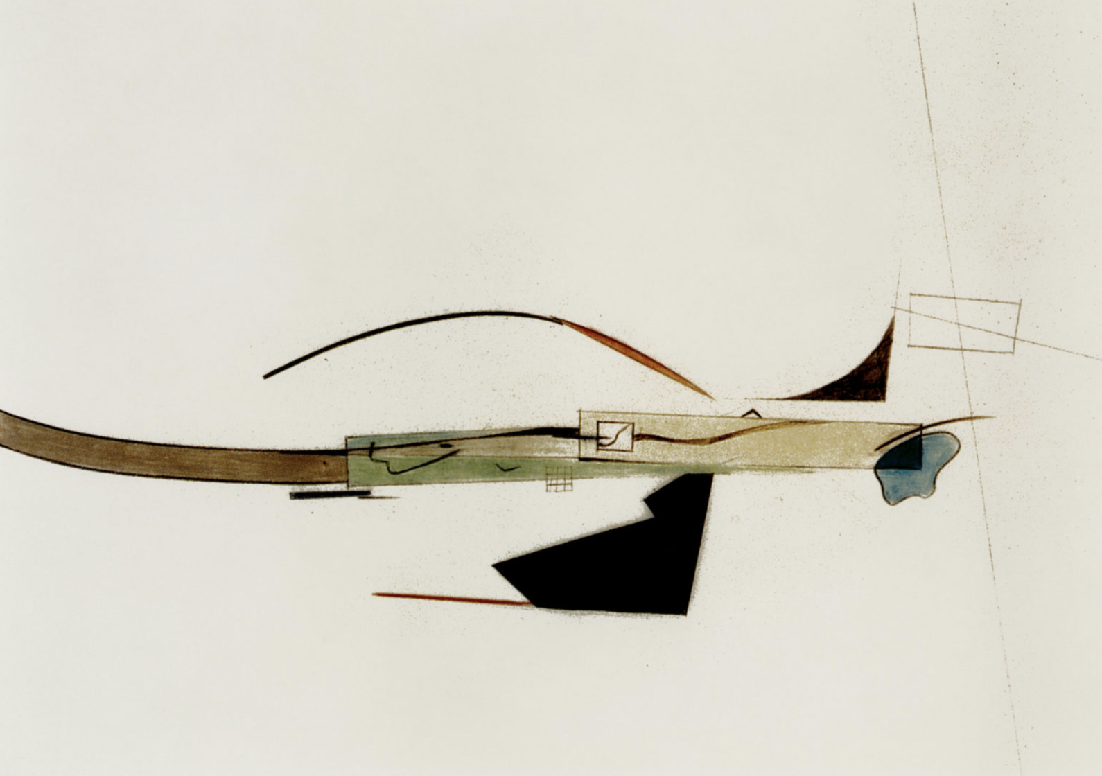 Zaha Hadid, The Peak. 1983. Work on paper