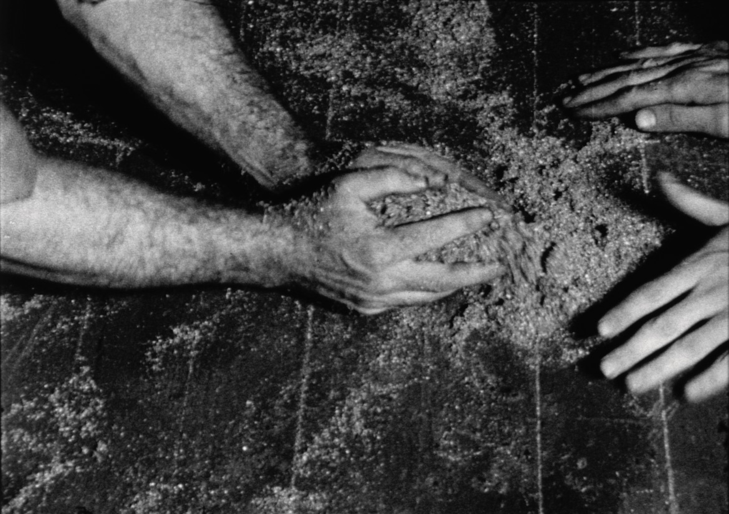 Hands Scraping, 1968. Richard Serra