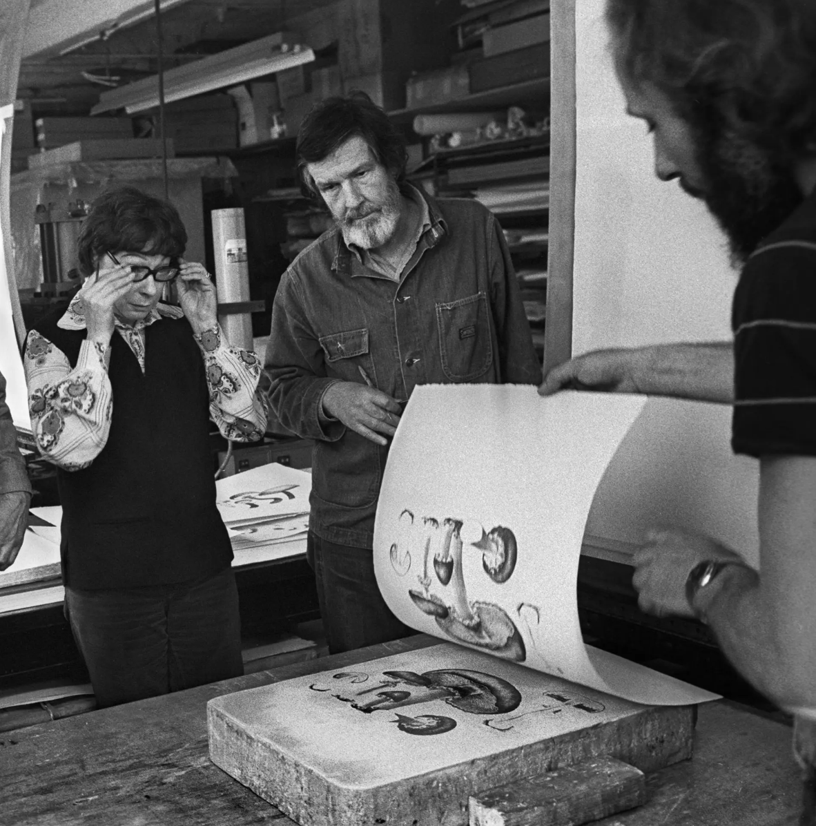 John Cage and Lois Long