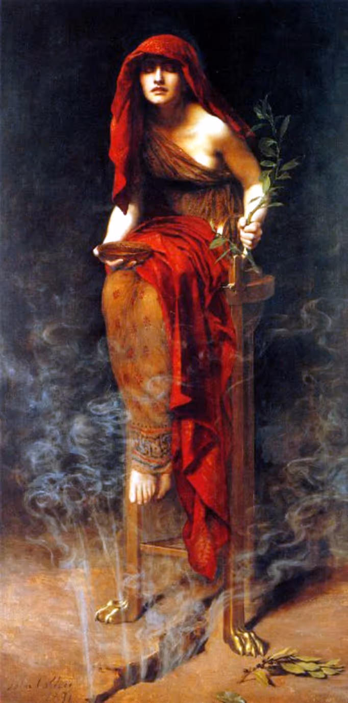 The Oracle at Delphi, John Collier, 1891