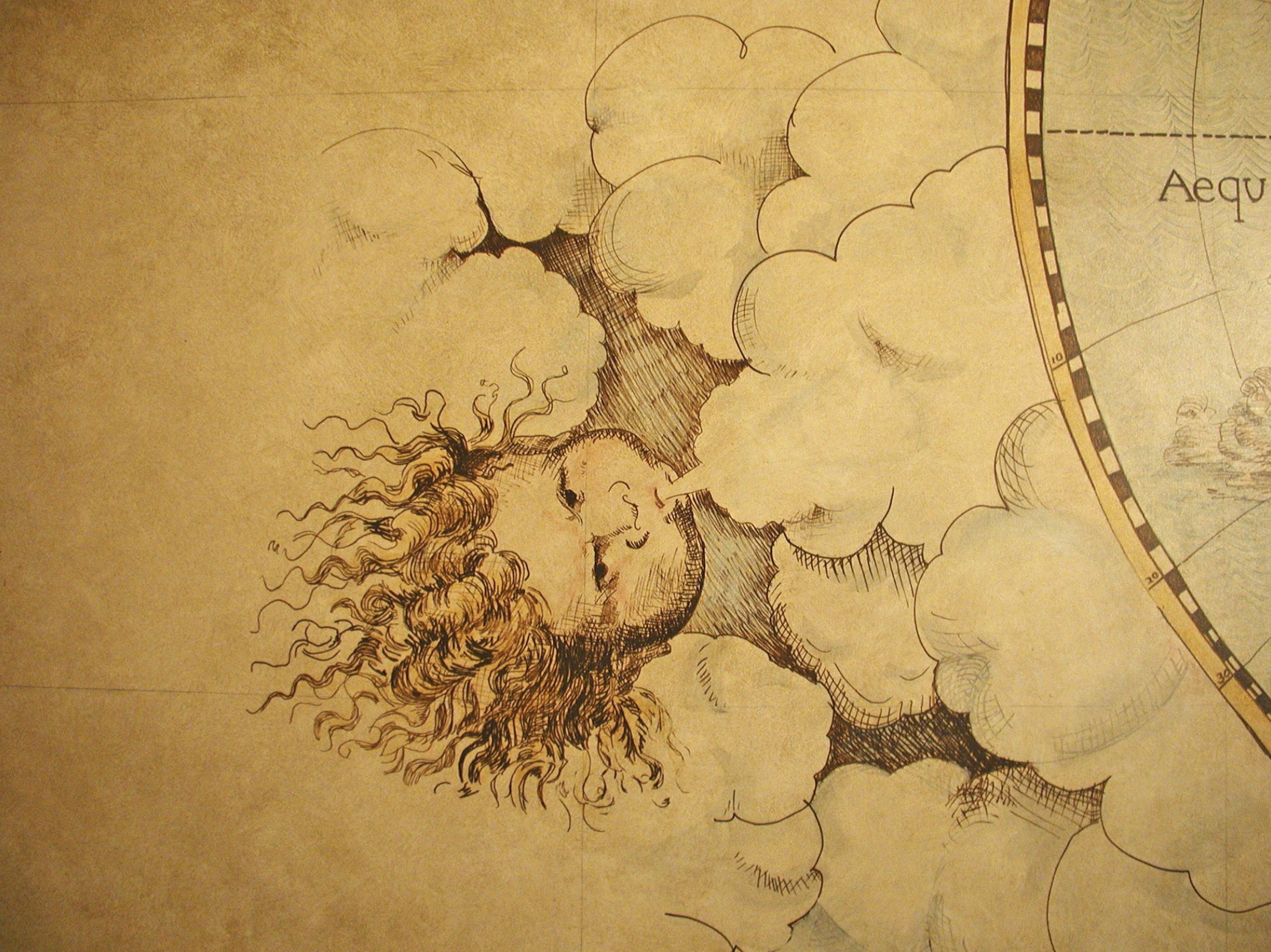 Detail of a Wind Cherub, c.1650