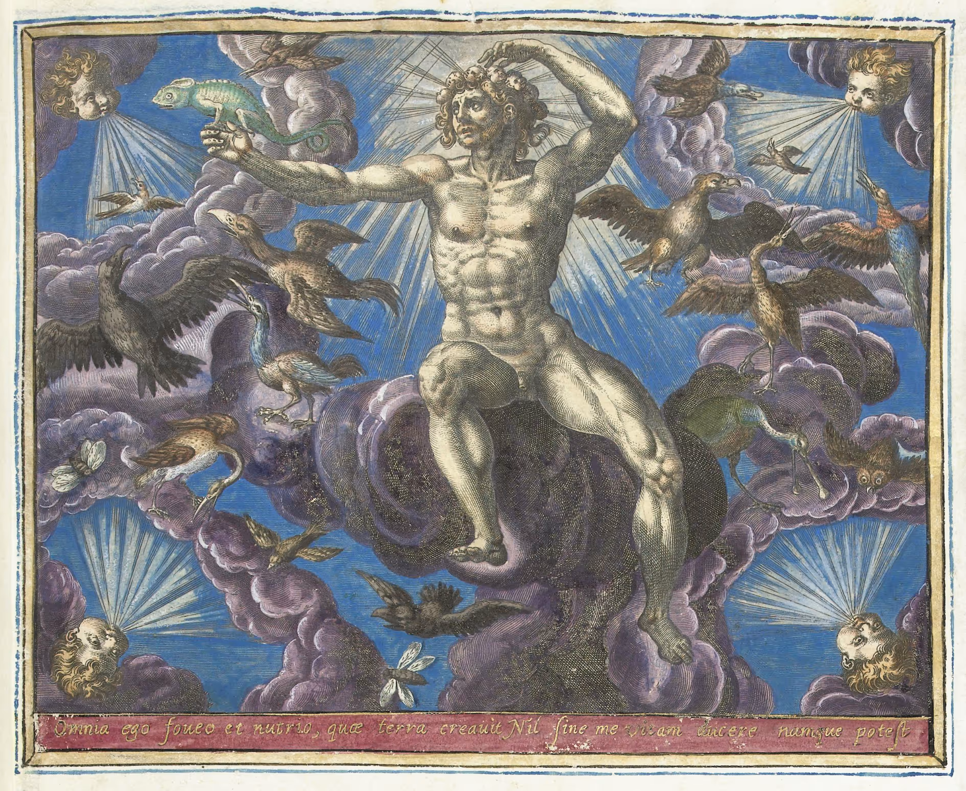 Air (1580-1584). Adriaen Collaert after Maerten de Vos