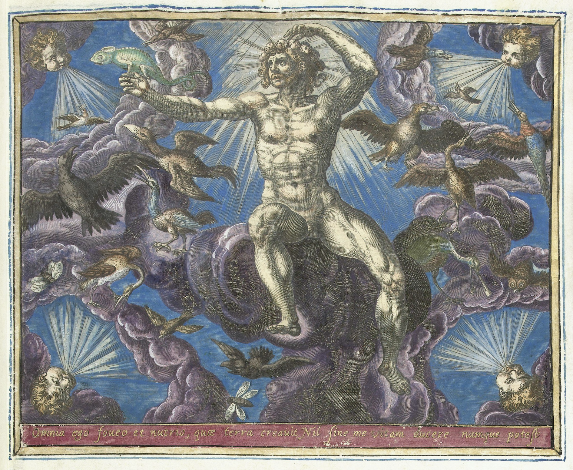 Air (1580-1584). Adriaen Collaert after Maerten de Vos