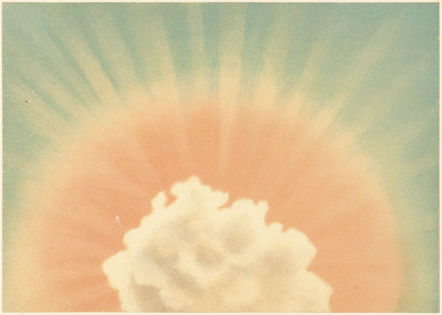 Cloud Shadow With Red Diffusion Light During the Disturbance Period (1884). Eduard Pechuël-Loesche