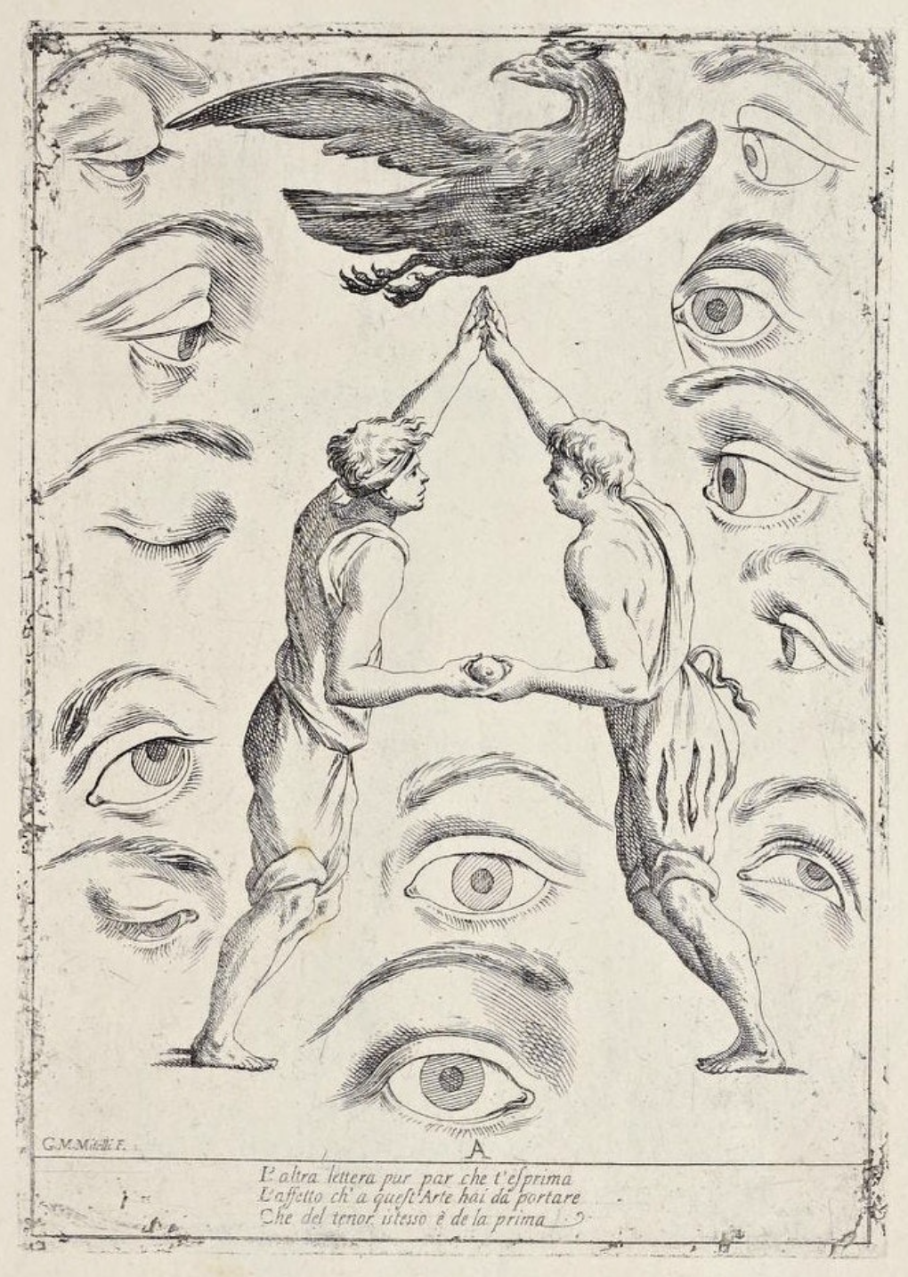Alfabeto in sogno (1683), Giuseppe Maria Mitelli