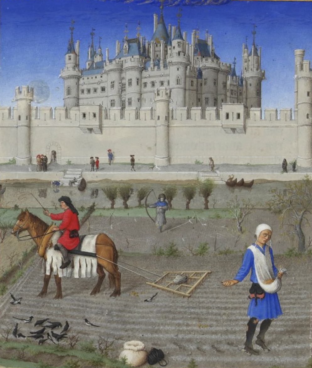 Anonymous Illustrator, “October,” in Jean Duc de Berry, Très Riches Heures. Fig 2