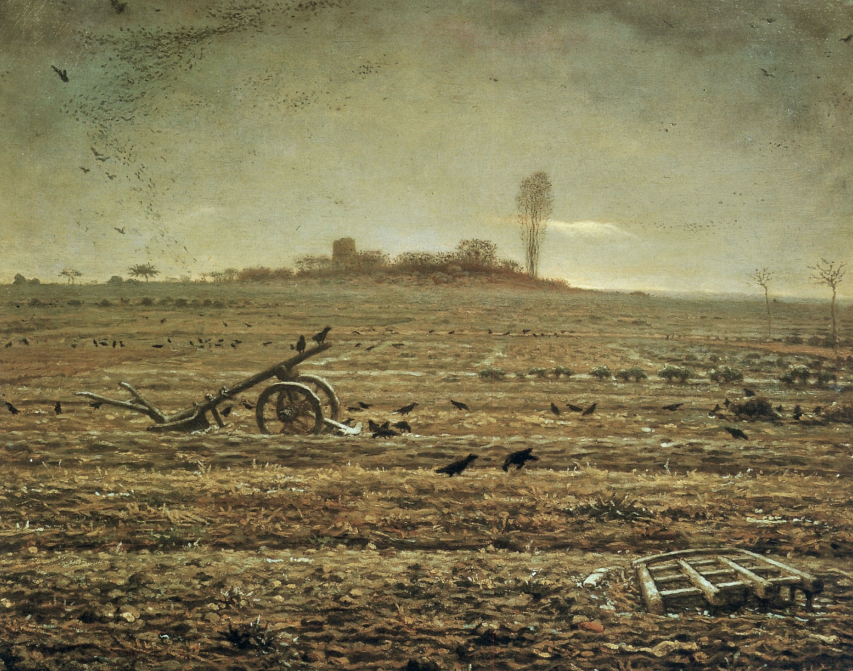 Millet, Winter: The Plain of Chailly. Fig 3