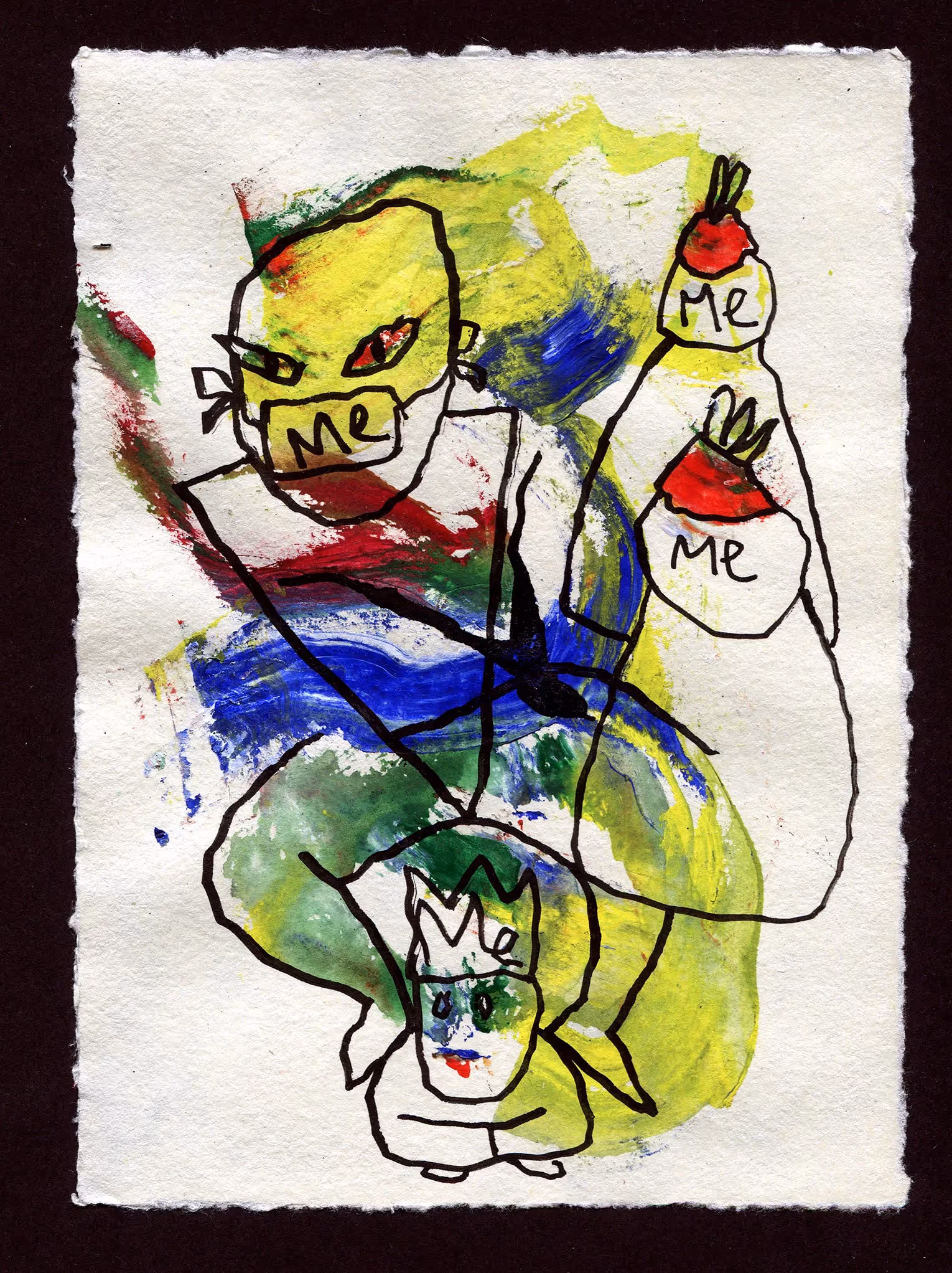 Artwork featured in the article The Poetic Diary of Ramuntcho Matta (Excerpt I)