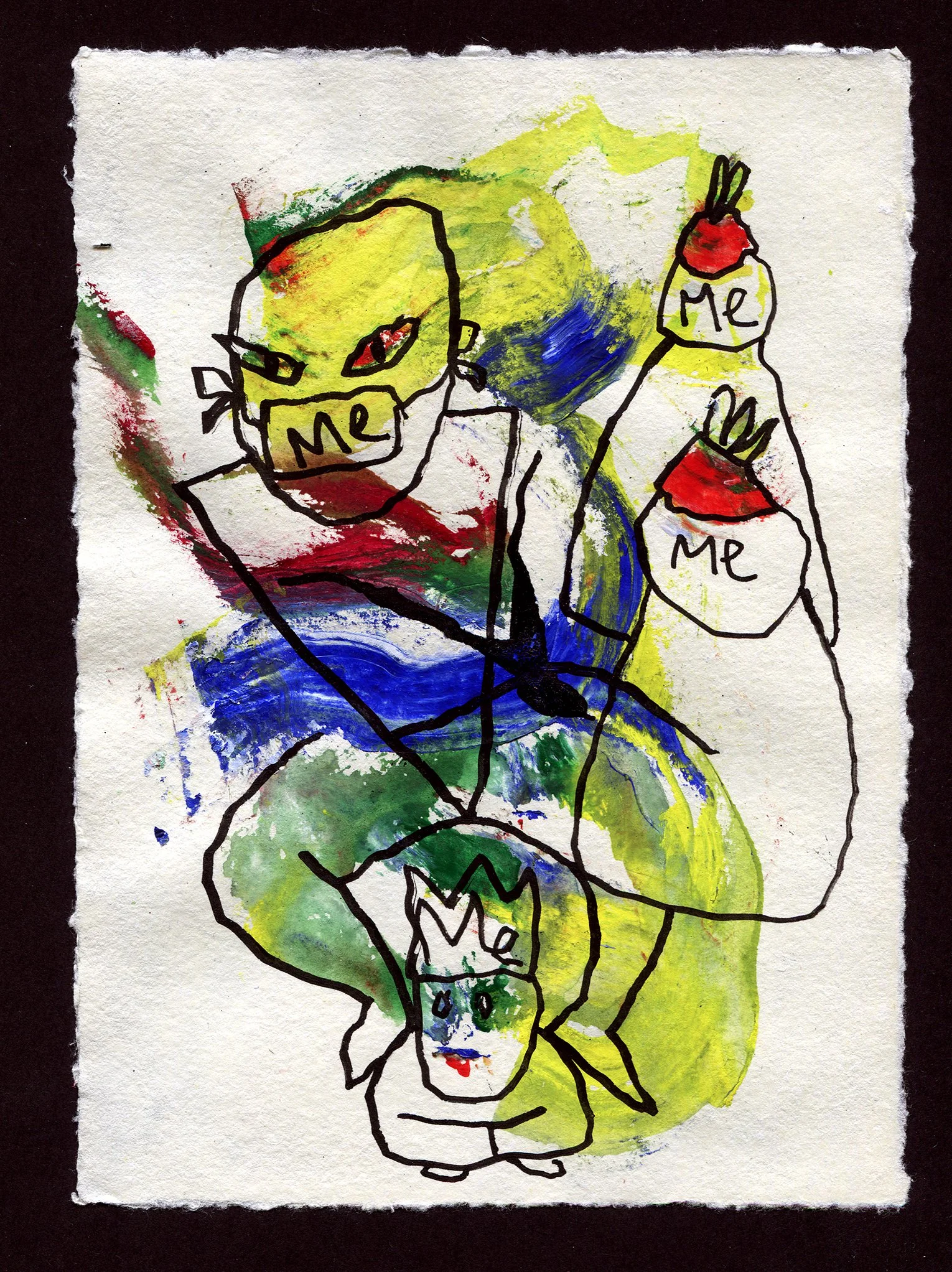 Artwork featured in the article The Poetic Diary of Ramuntcho Matta (Excerpt I)