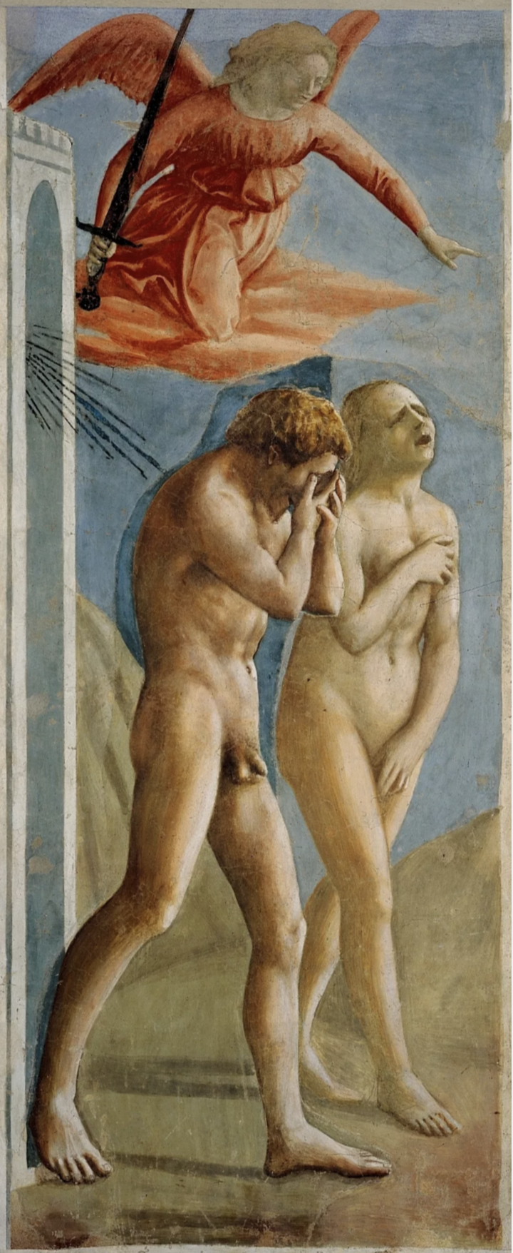 Expulsion from the Garden of Eden, Masaccio. 1425