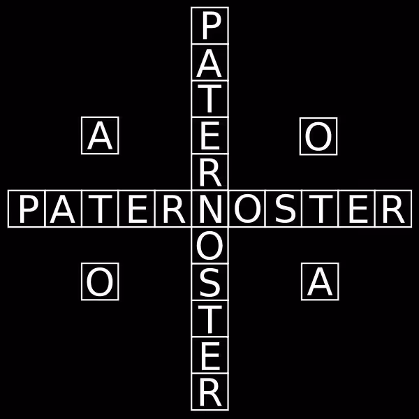 Sator Square with A O in chi format