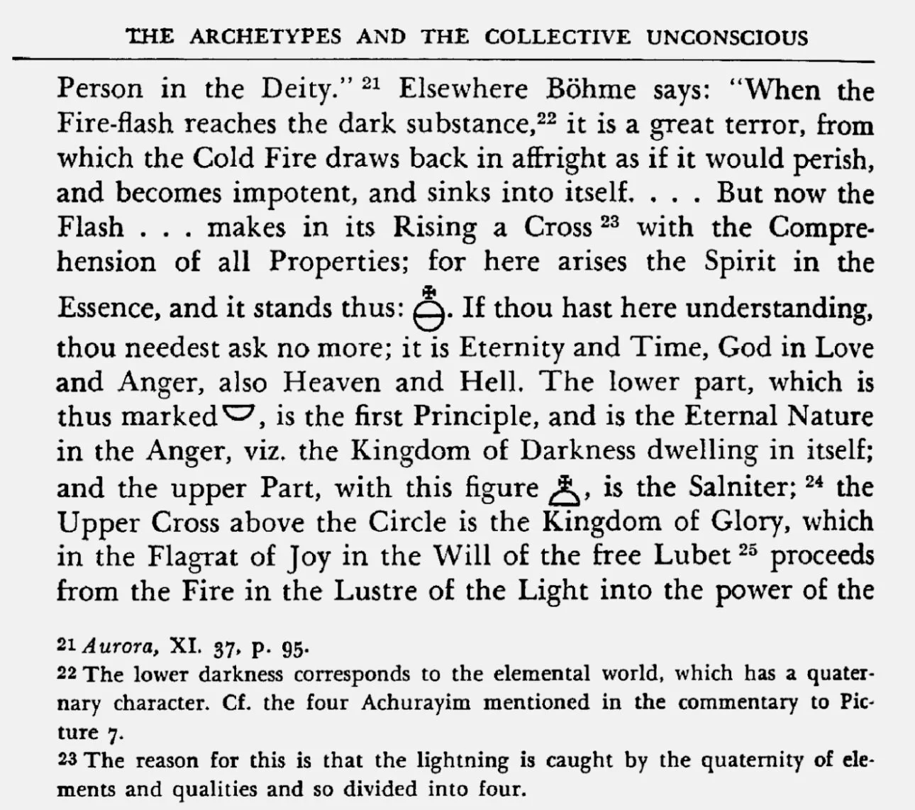 Explainer of Boehme’s Globus Cruciger