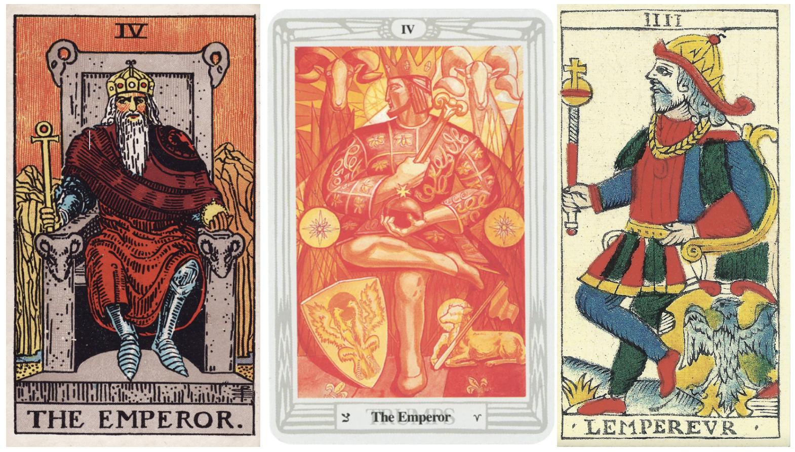 The Emperor (Tarot Triptych)