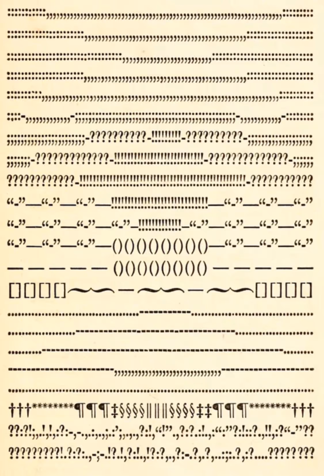 Punctuation Marks (1958)