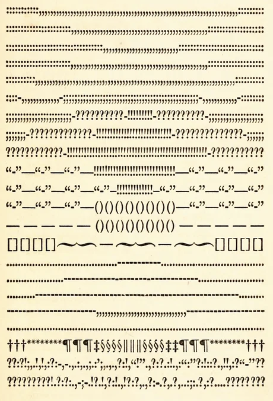 Punctuation Marks (1958)
