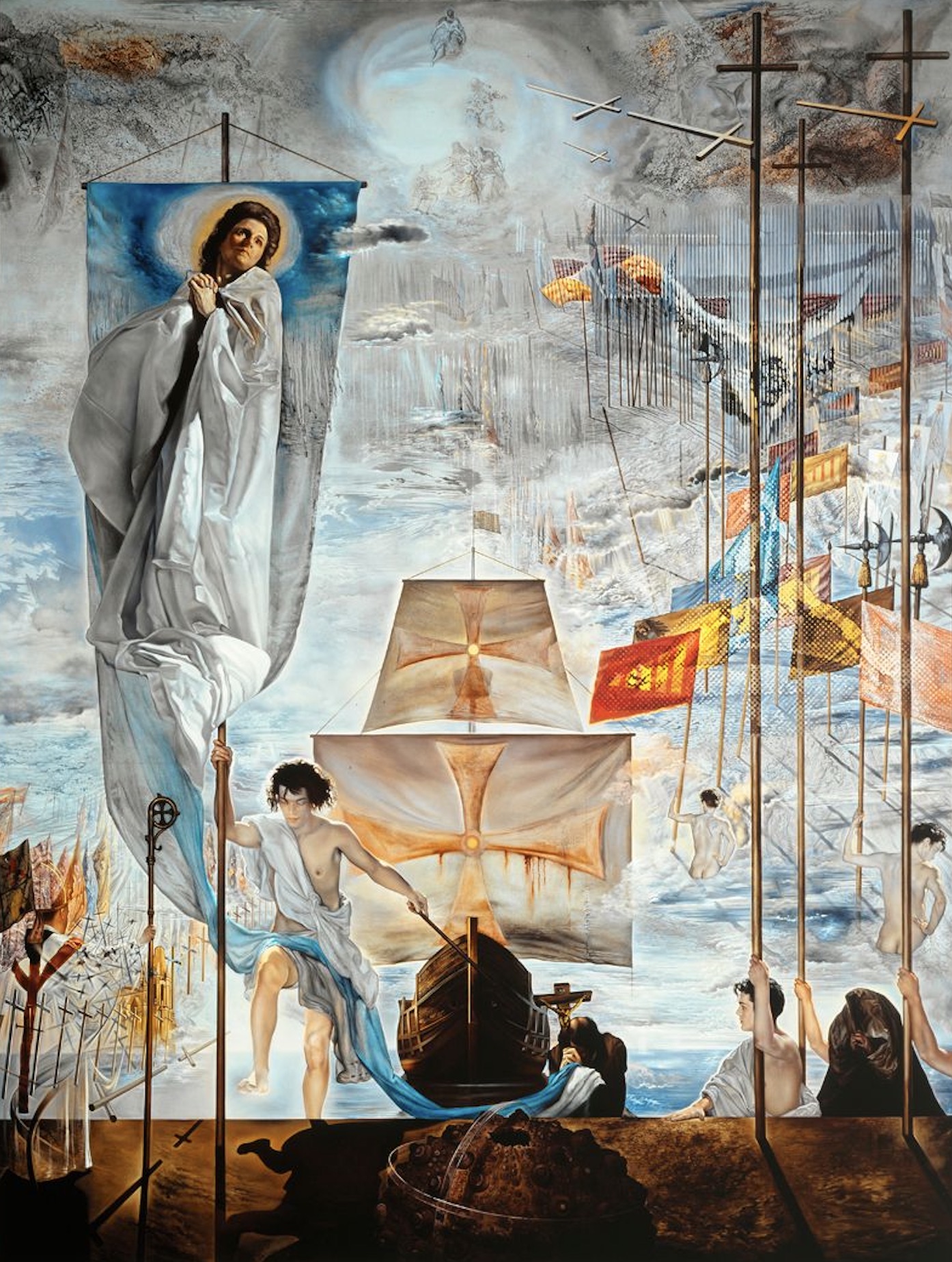 SALVADOR DALI, 1959. OIL ON CANVAS.
