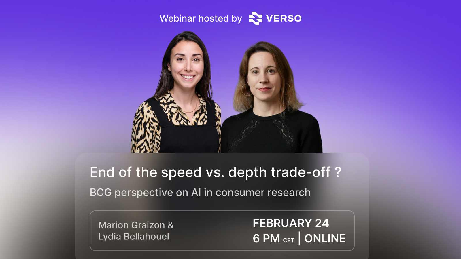 Verso Insights Academy: Marion Graizon (BCG) on what AI is actually doing to consumer research