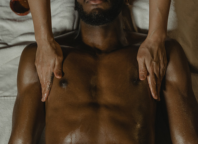 a sensual massage can help create a state of calm and relaxation