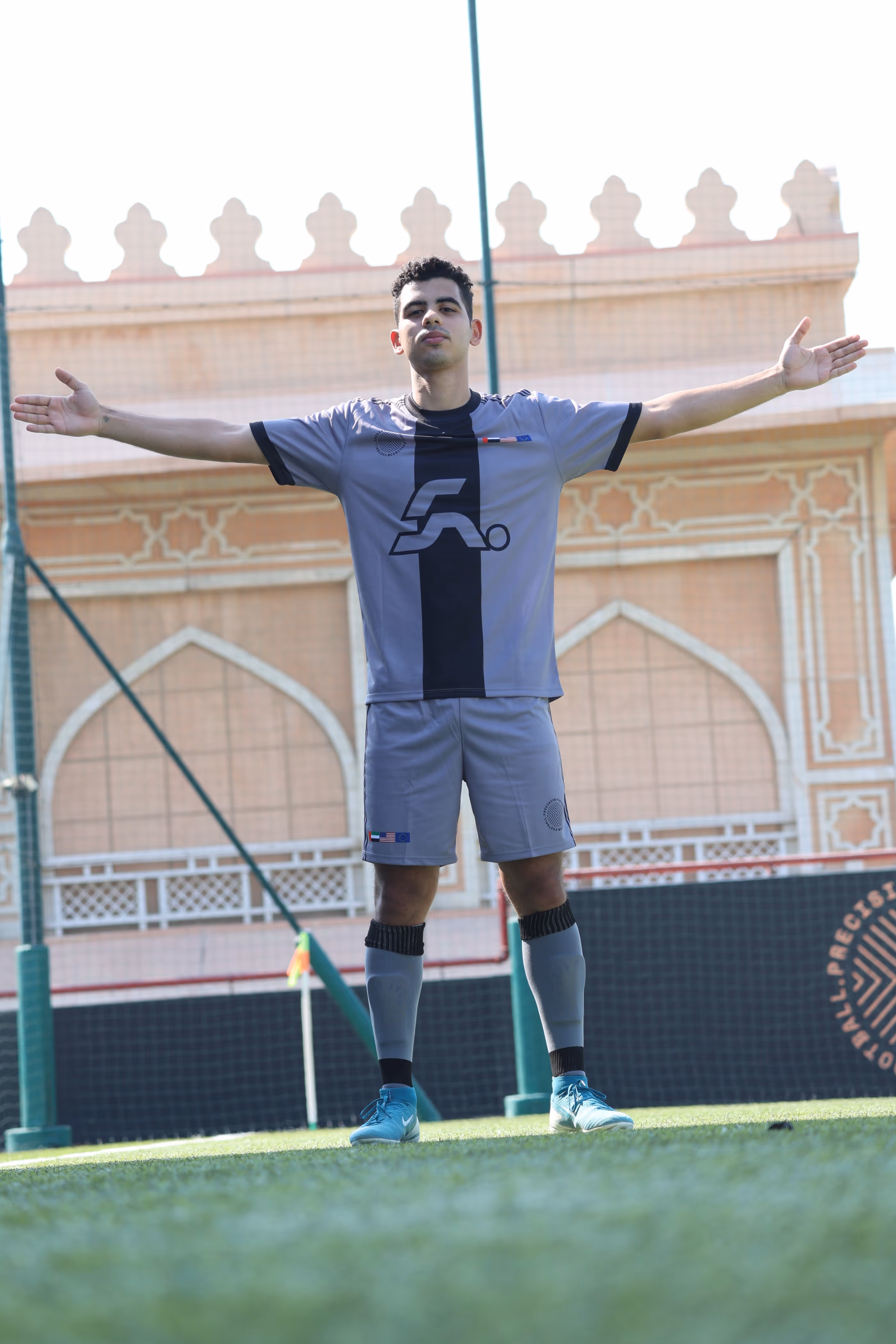 Soccer player shaking hands in ground | select generation FC