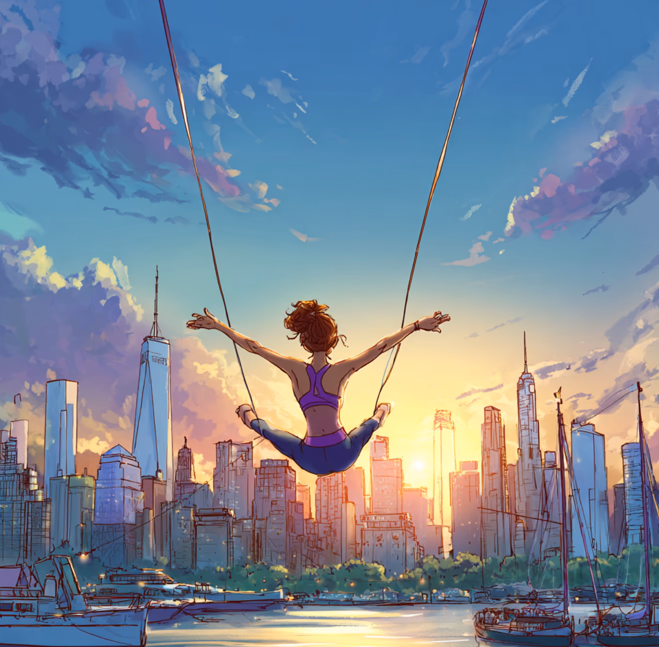 Flying Trapeze in NYC
